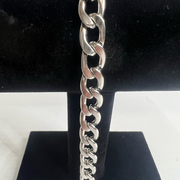 Stainless Steel Men's Other - Stainless Steel Men's silver Bracelet, Fashion Hip Hop Cuban Link NWT